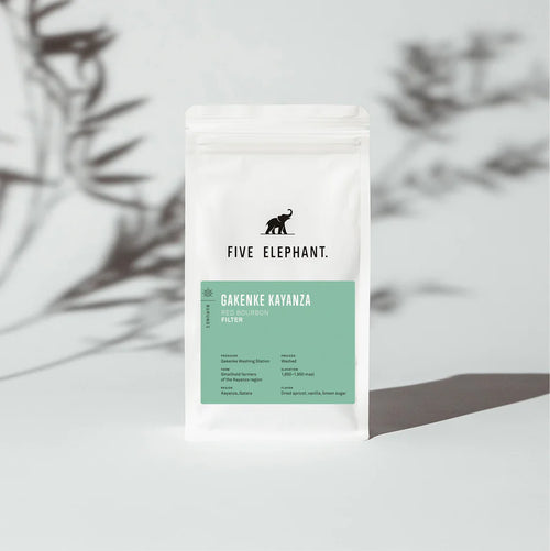 Burundi Gakenke Kayanza washed single origin coffee by Five Elephant