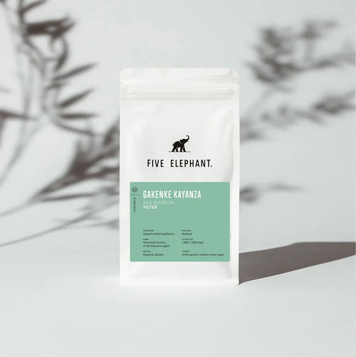 Burundi Gakenke Kayanza washed single origin coffee by Five Elephant